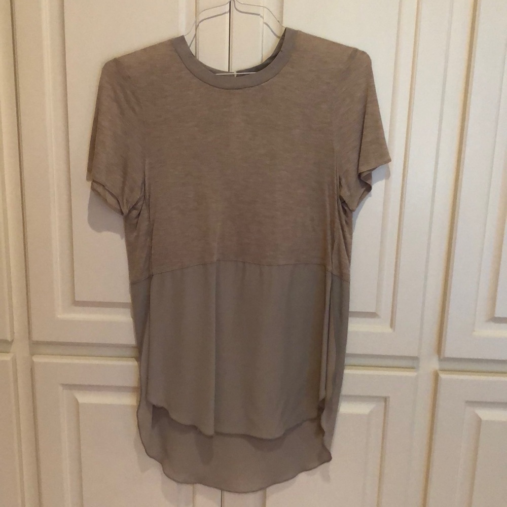 Wilifred tee with silk bottom